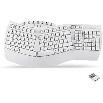 Perixx Tastiera Senza Fili Periboard-612W Bianca