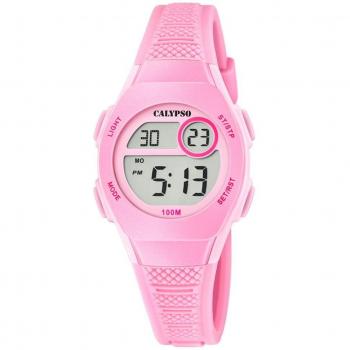 Reloj Calypso Junior Collection K5831/3 Negro Correa De Caucho, Infantil