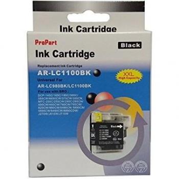 Cartuccia di inchiostro compatibile per stampante Brother LC61 Bk, LC980 BK e LC1100