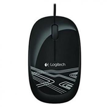 Logitech Mouse Cablato USB M105, 3 Pulsanti, 1000 DPI, Nero