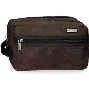 Neceser Doble Adaptable Roll Road Marrón