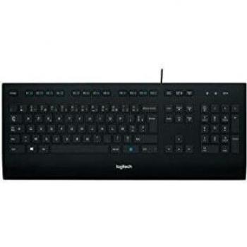 Logitech K280E Pro Tastiera, Layout ‎Francesi Azerty, Nero