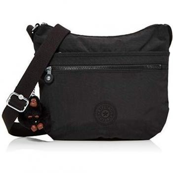 Kipling ARTO, Bolso Bandolera para Mujer, Negro (True Black), 29x26x4 cm