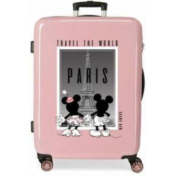 Minnie & Mickey Mundo Rosa – Maleta Rígida de 68 cm