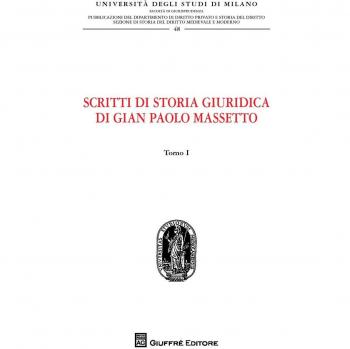 Scritti di storia giuridica G. Paolo Massetto