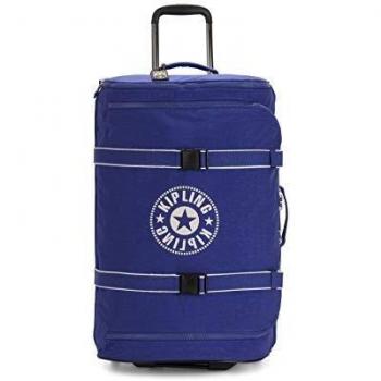 Kipling Distance M Maleta de Mano, 66 cm, 75 Litros, Azul (Laser Blue)