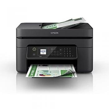 EPSON WorkForce WF-2840DWF stampante Multifunzione A4 (stampa, copia, scansione, Fax) ADF, USB, Wi-Fi, Wi-Fi Direct, display LCD 3,7 cm, Epson Smart Panel, fronte/retro, Nero