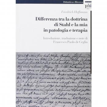 Differenza tra la dottrina di Stahl e la mia in patologia e terapia