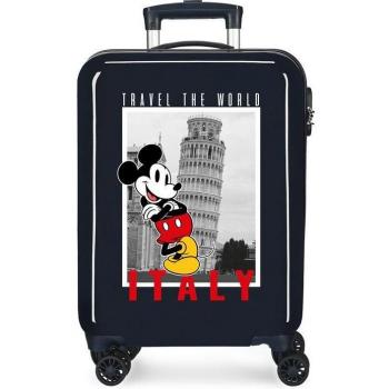 Maleta de cabina rígida Mickey Italy 55 cm azul marino