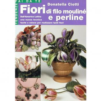 Fiori di filo moulinè e perline