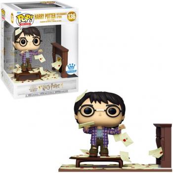 Figura POP Deluxe Harry Potter Aniversario Harry Potter con Cartas de Hogwarts Exclusivo