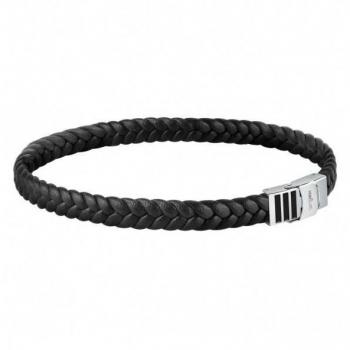 Morellato Moody Pulsera Hombre de Acero, cuero reciclado, esmalte
