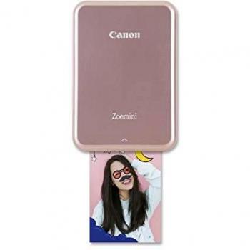 Canon Imprimante de poche ZOEMINI Rose doré et Blanc