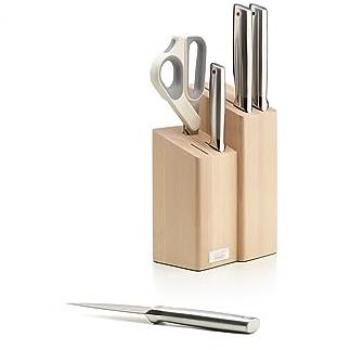 Juego de Cuchillos Profesionales Japoneses con Bloque en Madera