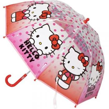 Paraguas Infantil Doble Protección Hello Kitty