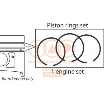 Aro Pistón Premium IAP 102‑07102G