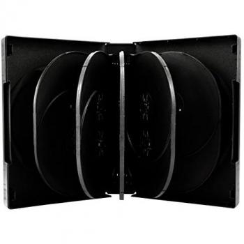 MEDIARANGE Custodia 12 Posti Da 39 Mm Per Cd E Dvd Nera