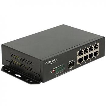 DeLOCK Gigabit Ethernet Switch 8 Port + 1 SFP