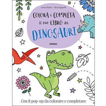 Colora e completa il tuo libro dei dinosauri