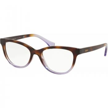 RALPH BY 0RA7102 Monturas de Gafas, Top Dark Havana Grad Violet TR, 54 para Mujer