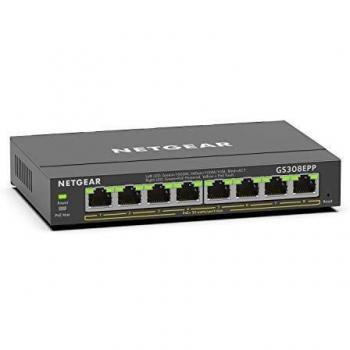Netgear Switch PoE Plus 8 porte GS308EPP