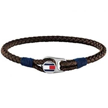 Pulsera Tommy Hilfiger Hombre Piel Marrón