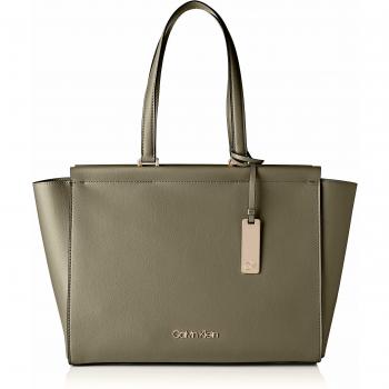 Calvin Klein ENFOLD SHOPPER Mujer Bolsos bandolera Verde (Camouflage) 14x32x48 centímetros (B x H x T)