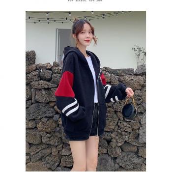 Chic Coreano Chaqueta Capucha