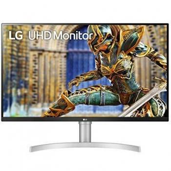 LG 32UN650 Monitor 32 UltraHD 4K LED IPS HDR, 3840x2160, AMD FreeSync 60Hz, 1 Miliardo di Colori, Audio Stereo 10W, HDMI 2.0 (HDCP 2.2), Display Port 1.4, Altezza Regolabile, Flicker Safe, Bianco