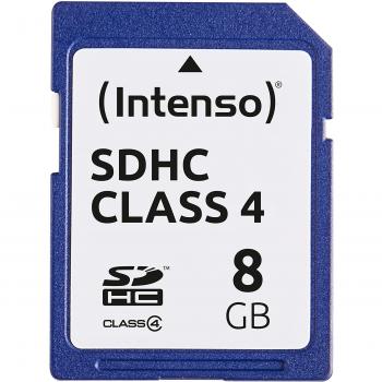 Scheda di Memoria SDHC Intenso 8GB Classe 4