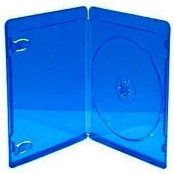 BOX39-50 custodia CD/DVD Custodia Blu-ray 1 dischi Blu, Trasparente