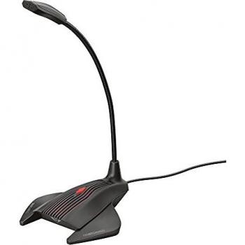 Microfono a collo d'oca Pulsante Mute Base antiscivolo Jack da 3,5 mm Cavo da 1,70 m Colore