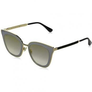 Jimmy Choo Lory/S IC Gafas de sol, NEGRO DORADO/GY GRIS, 49 Mujeres