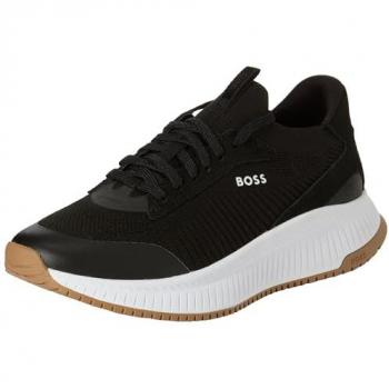 Zapatillas BOSS TTNM EVO de piel negra para hombre
