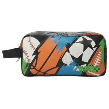 Estuche Escolar Multicolor 23x12x9 cm