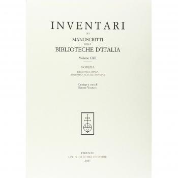 Inventari dei manoscritti delle Biblioteche d'Italia. Gorizia. Biblioteca civica. Biblioteca Isontina (Vol. 112)