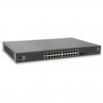 LevelOne GTL-2891 switch di rete Gestito L3 Gigabit Ethernet (10/100/1000) Grigio