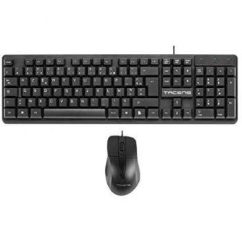 Mars Gaming Pack 2 EN 1 (Clavier/Souris) Anima ACP0 (Nero) (Fr, Cablato) – Tastiera e Mouse Nero