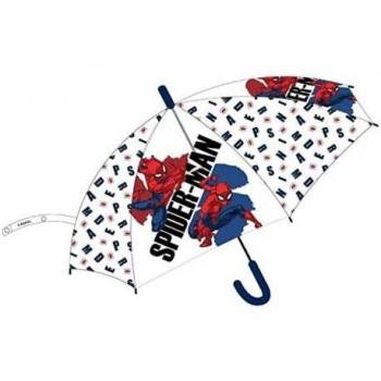 Paraguas Automático Transparente Spiderman Marvel 43.5 cm