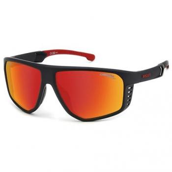 Carrera Gafas de Sol Rectangulares para Hombre con Lente Espejada
