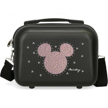 Neceser ABS Mickey Studs 9L negro