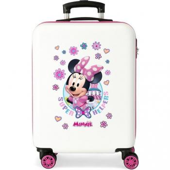Maleta de cabina Minnie Super Helpers blanca