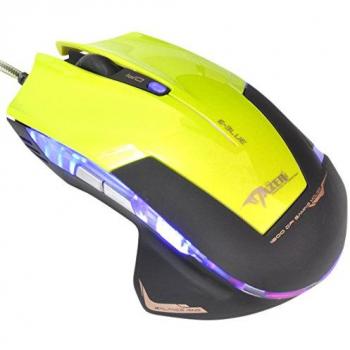Mouse Cablato Blue Topo Mazer R Verde e Blu