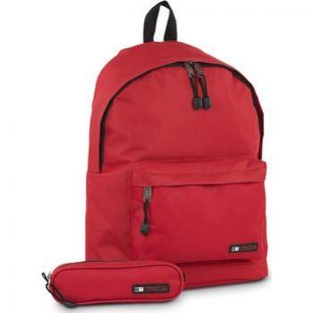 ITACA Mochila Escolar Niño Red 31x43x14cm