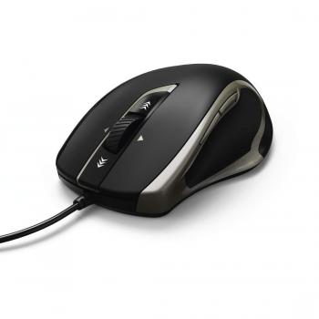 Hama Mouse ergonomico USB Ottico Nero 6 Tasti 1200 dpi Ergonomico