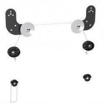 Sopar 23130 Multi Slim Supporto per TV 60-6060 60 Nero