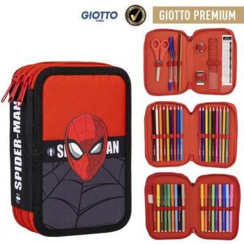 Plumier con Accesorios Spiderman Black