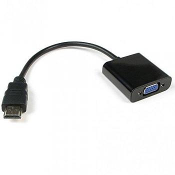 Cavo di conversione HDMI a VGA con audio nero