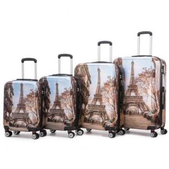 Juego de Maletas Max Star 4 Piezas Estampado MS-1192