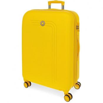 Movom Maleta Mediana Riga Rígida 70cm Amarillo